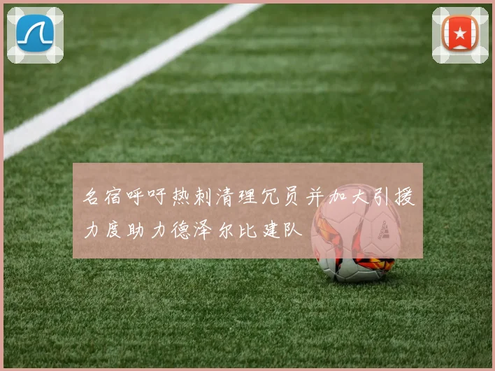 名宿呼吁热刺清理冗员并加大引援力度助力德泽尔比建队